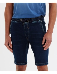W-WB907-Short en jean homme avec cordon de serrage