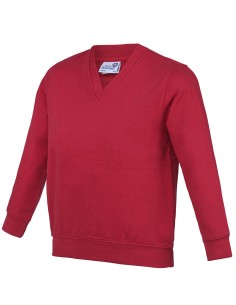 A-AC03J-Sweat-shirt à col en V pour enfants Academy