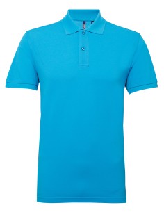A-AQ015-Polo homme classique polycoton