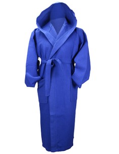 A-AR028-Robezz® Waffle Bathrobe With Hood