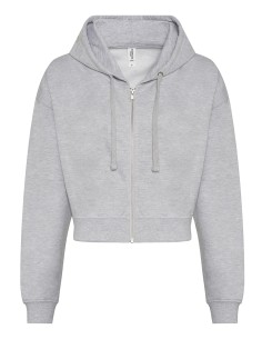 A-JH065-Sweat à capuche coupe crop tendance pour femme