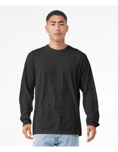 B-BE44H-Tee-shirt unisex en polycoton manches longues