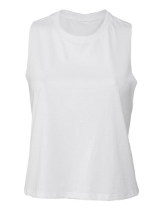 B-6682-Womens Racerback Cropped Tank