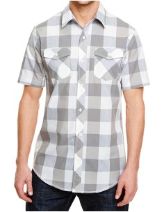 B-9203-Buffalo Plaid Woven Shirt
