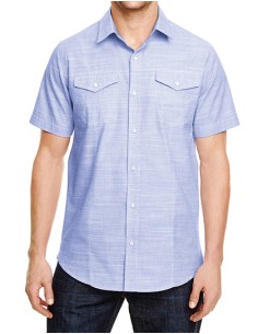 B-9247-Woven Texture Shirt