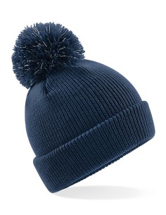 B-B406B-Junior Reflective Bobble Beanie