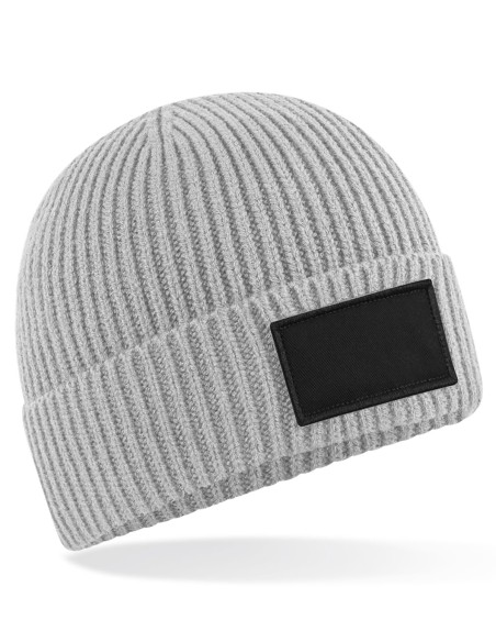 B-B442R-Fashion Patch Beanie