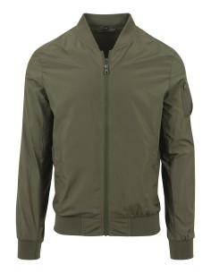 B-BY045-Nylon Bomber Jacket