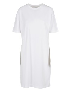 B-BY181-Ladies Organic Oversized Slit Tee Dress