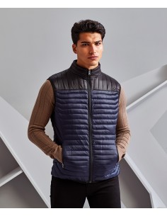 2-TS028-Veste sans manches bicolore Domain
