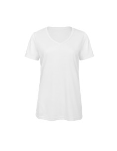 B-TW058-Womens V-Neck Triblend T-Shirt
