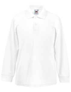F-63-201-0-Kids Long Sleeve 65/35 Polo