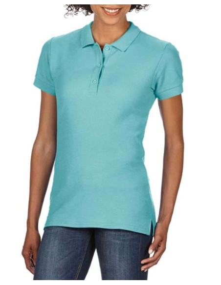 G-85800L-PREMIUM COTTON® LADIES' DOUBLE PIQUÉ POLO