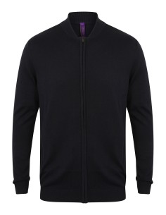 H-H718-Unisex Zip Through Cardigan