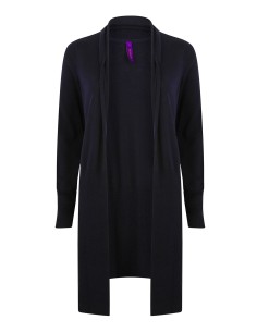 H-H719-Ladies Longline Open Cardigan