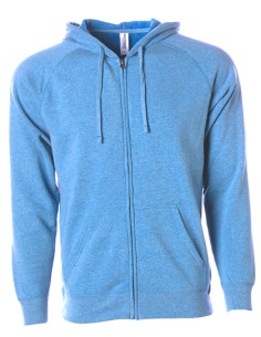 I-PRM33SBZ-Unisex Midweight Special Blend Raglan Zip Hood
