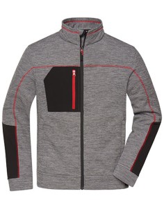 J-JN1818-Mens Structure Fleece Jacket