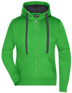 J-JN594-Ladies Hooded Jacket