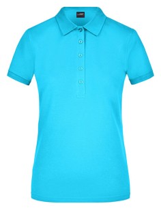 J-JN709-Ladies Elastic Polo Piqué