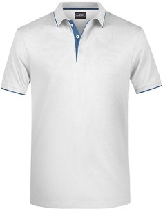 J-JN728-Mens Polo Stripe