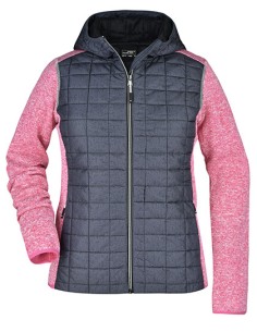 J-JN771-Ladies Knitted Hybrid Jacket
