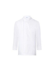 K-BJM4-Long-Sleeve Throw-Over Chef Shirt Basic
