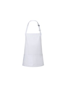 K-BLS6-Short Bib Apron Basic With Buckle And Pocket