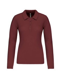 K-KA257-LADIES’ LONG-SLEEVED PIQUÉ POLO SHIRT