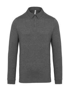 K-KA264-Polo en jersey tricoté à manches longues