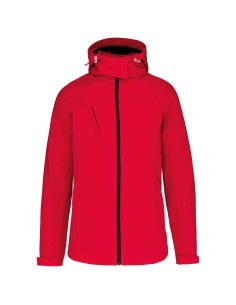 K-KA414-LADIES' DETACHABLE HOODED SOFTSHELL JACKET