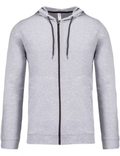 K-KA438-LIGHTWEIGHT COTTON HOODED SWEATSHIRT