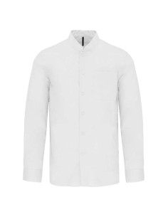 K-KA515-MEN'S LONG-SLEEVED MANDARIN COLLAR SHIRT