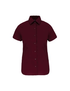 K-KA532-LADIES' SHORT-SLEEVED COTTON/ELASTANE SHIRT