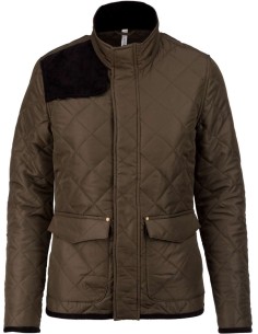 K-KA6127-LADIES’ QUILTED JACKET