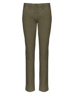 K-KA741-LADIES' CHINO TROUSERS
