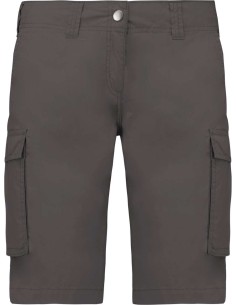 K-KA756-LADIES' LIGHTWEIGHT MULTIPOCKET BERMUDA SHORTS