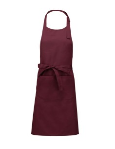 K-KA890-POLYESTER COTTON APRON WITH POCKET