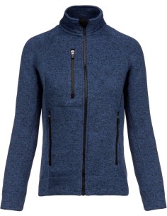 K-KA9107-LADIES' FULL ZIP HEATHER JACKET