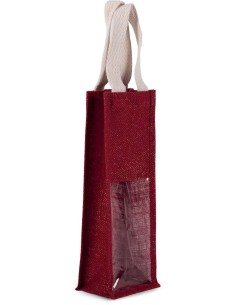 K-KI0267-JUTE BOTTLE BAG