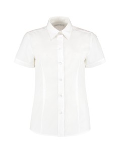 K-KK728-Womens Classic Fit Workforce Poplin Shirt Short Sleeve