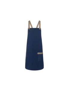 K-LS38-Bib Apron Urban-Look With Cross Straps And Pocket