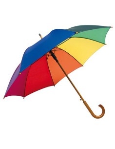 L-01031-Automatic Umbrella With Wooden Handle Tango