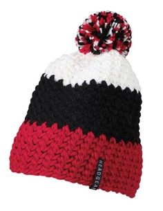 M-MB7940-Crocheted Cap With Pompon