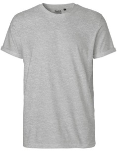 N-O60012-Mens Roll Up Sleeve T-Shirt