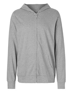 N-O62301-Unisex Jersey Hoodie With Zip