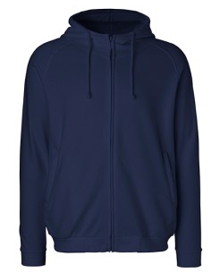 N-O63401-Unisex Hoodie With Hidden Zip