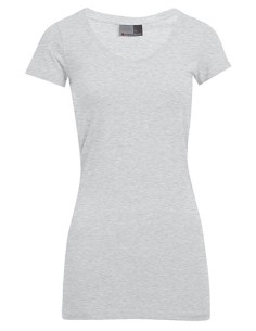 P-3087-Womens Slim Fit V-Neck-T Long