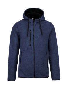 P-PA365-MEN'S HEATHER HOODED JACKET