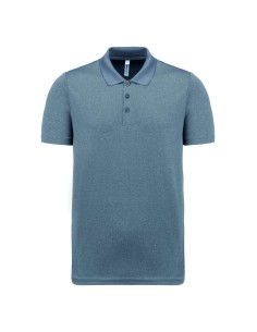 P-PA496-ADULT SHORT-SLEEVED MARL POLO SHIRT