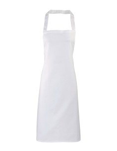 P-PR102-Organic Cotton Bib Apron (No Pocket)